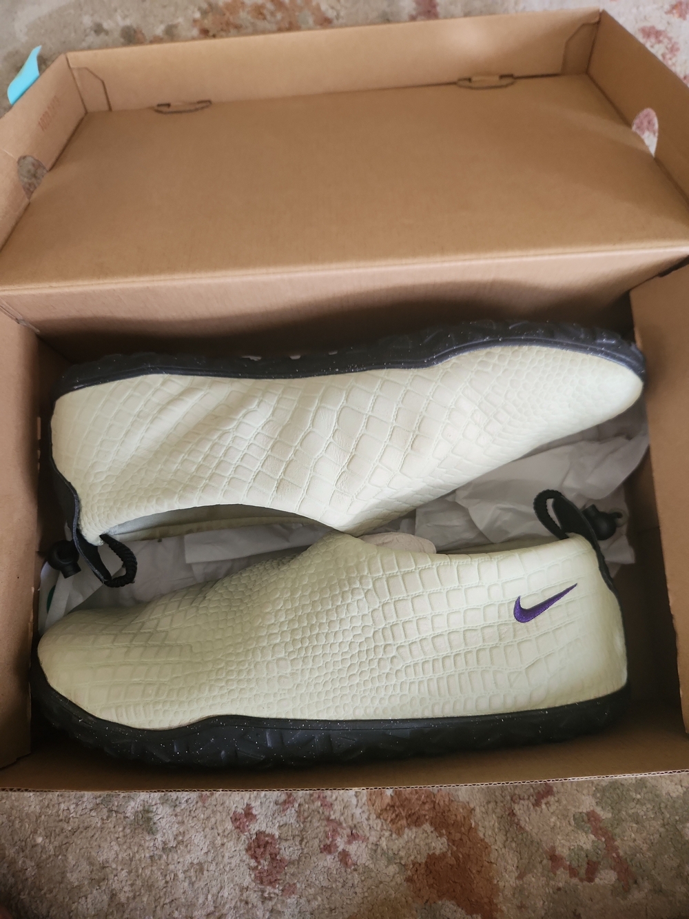 Size 15 - Nike ACG Moc Premium Olive Aura Croc With Box - Picture 10 of 10
